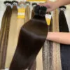 22 Inch Straight Nano Ring Hair Extensions 1B Color 7 Nanoring Hair Extensions #1B Color Raw Vietnamese Hair