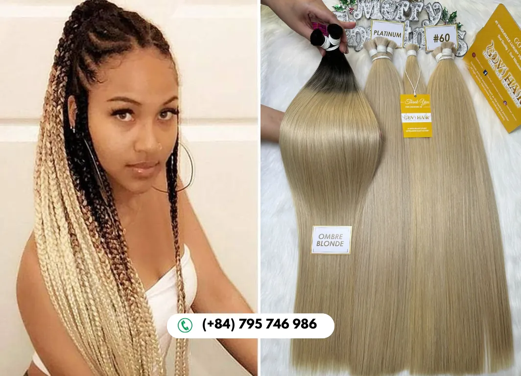 Ombre Blonde Vietnamese Hair Offers Natural Depth and Lasting Radiance