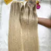 Ponytail Hair Extensions Mix Piano Blonde Color Luxurious Vietnamese Hair
