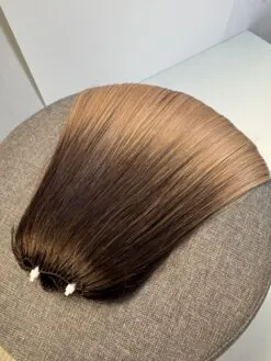 #2/27 Ombre Feather Weft Hair Extensions