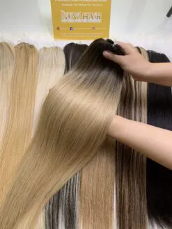 #2/27 Ombre Feather Weft Hair Extensions