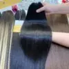 Natural Black Feather Weft Hair Extensions