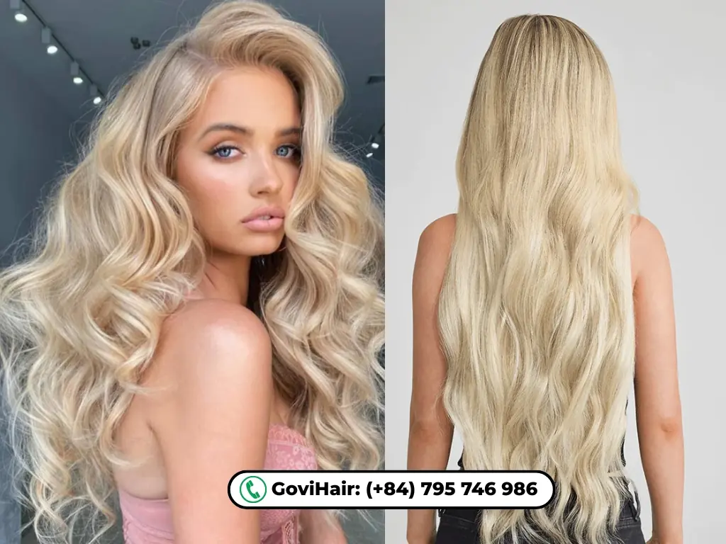 Stylists can add fullness to fine blonde hair.