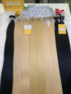 22 Inch Straight #60 Blonde Color Tape In Human Hair Extensions 6 Tape-in Hair Extensions #60 Color Raw Vietnamese Hair