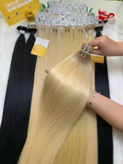 Tape-in Hair Extensions #60 Color Raw Vietnamese Hair