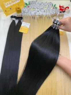 Tape-in Hair Extensions Natural Color Virgin Vietnamese Hair