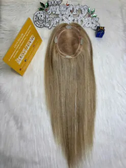 Topper/Toupee 180 Density Lace 6×6 Mix Piano Color