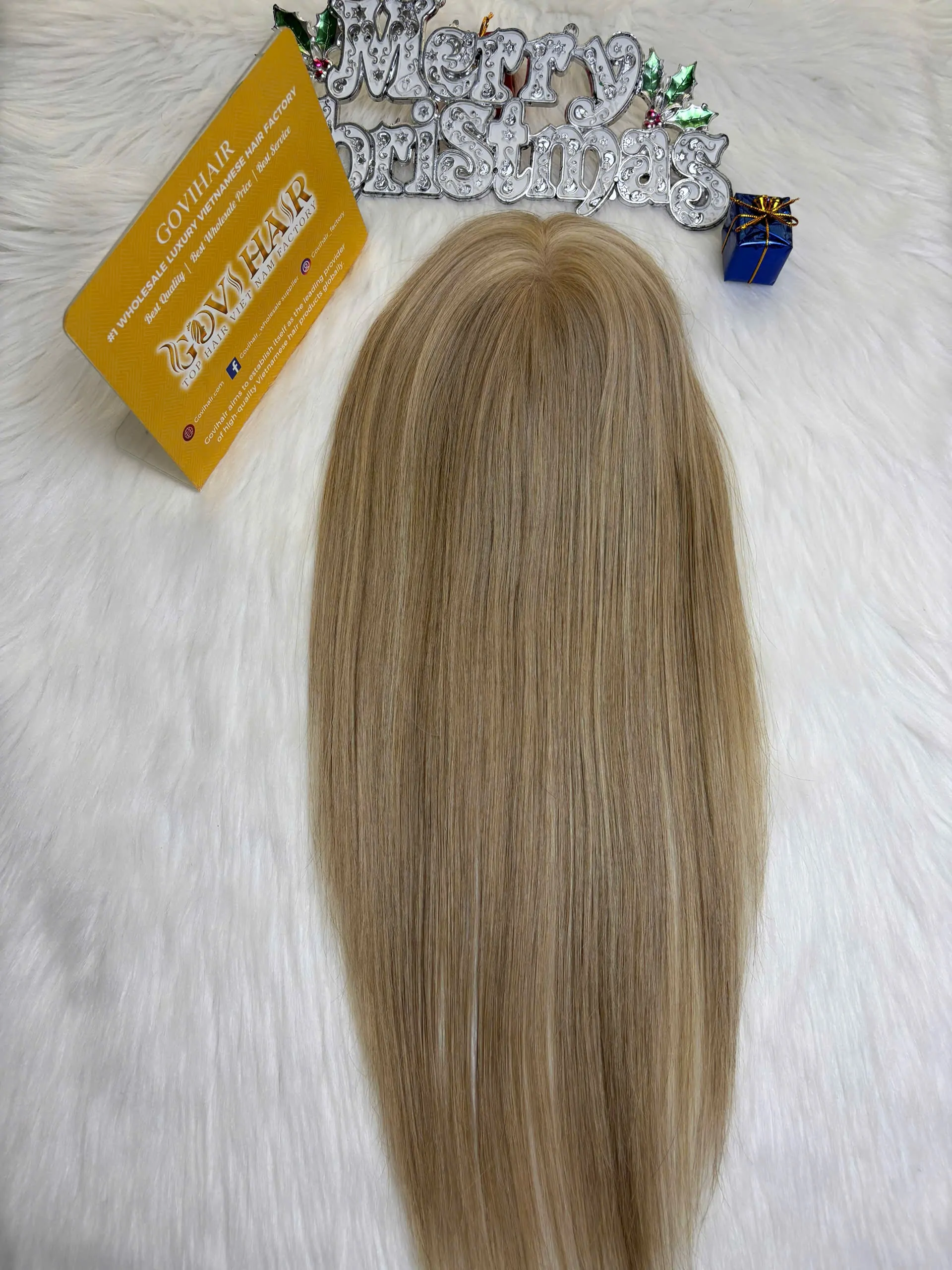 180 Density Mix Piano Color Human Hair Topper Mono Base Lace 6×6 3 Topper/Toupee 180 Density Lace 6×6 Mix Piano