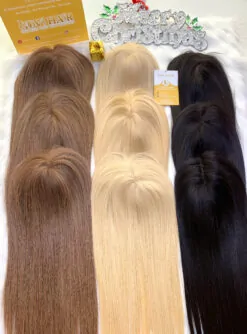 TopperToupee 150 Density Lace 3×5 #4c Color Vietnamese Hair