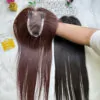 150 Density Human Hair Topper Lace 3×5 Natural Color 9 TopperToupee 150 Density Lace 3×5 99J Color Vietnamese Hair