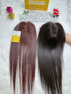 TopperToupee 150 Density Lace 3×5 Natural Color Vietnamese Hair