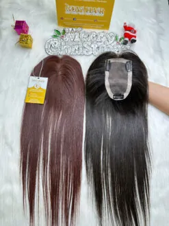 TopperToupee 150 Density Lace 3×5 Natural Color Vietnamese Hair