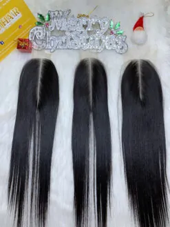 Transparent Lace Closure 2x6 Natural Color Vietnam Hair