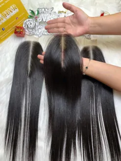 Transparent Lace Closure 2x6 Natural Color Vietnam Hair Best Quality