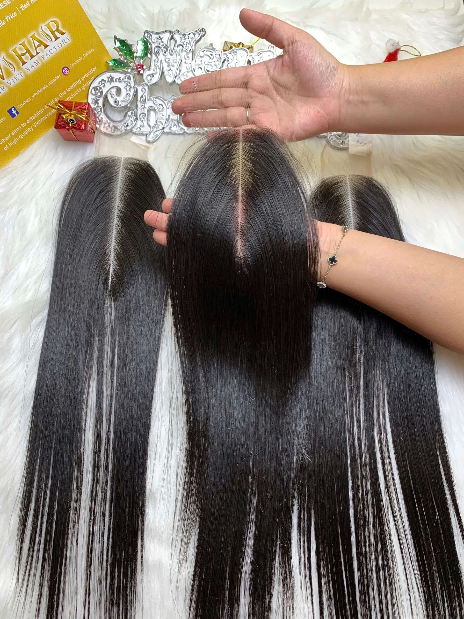 Transparent Lace Closure 2x6 Natural Color Vietnam Hair Best Quality