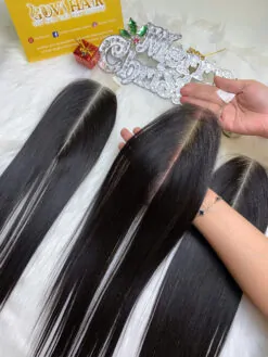 Transparent Lace Closure 2x6 Natural Color Vietnamese Hair Best Quality