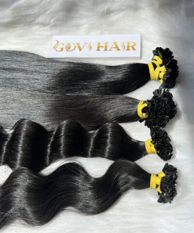 u-tip hair extensions natural color