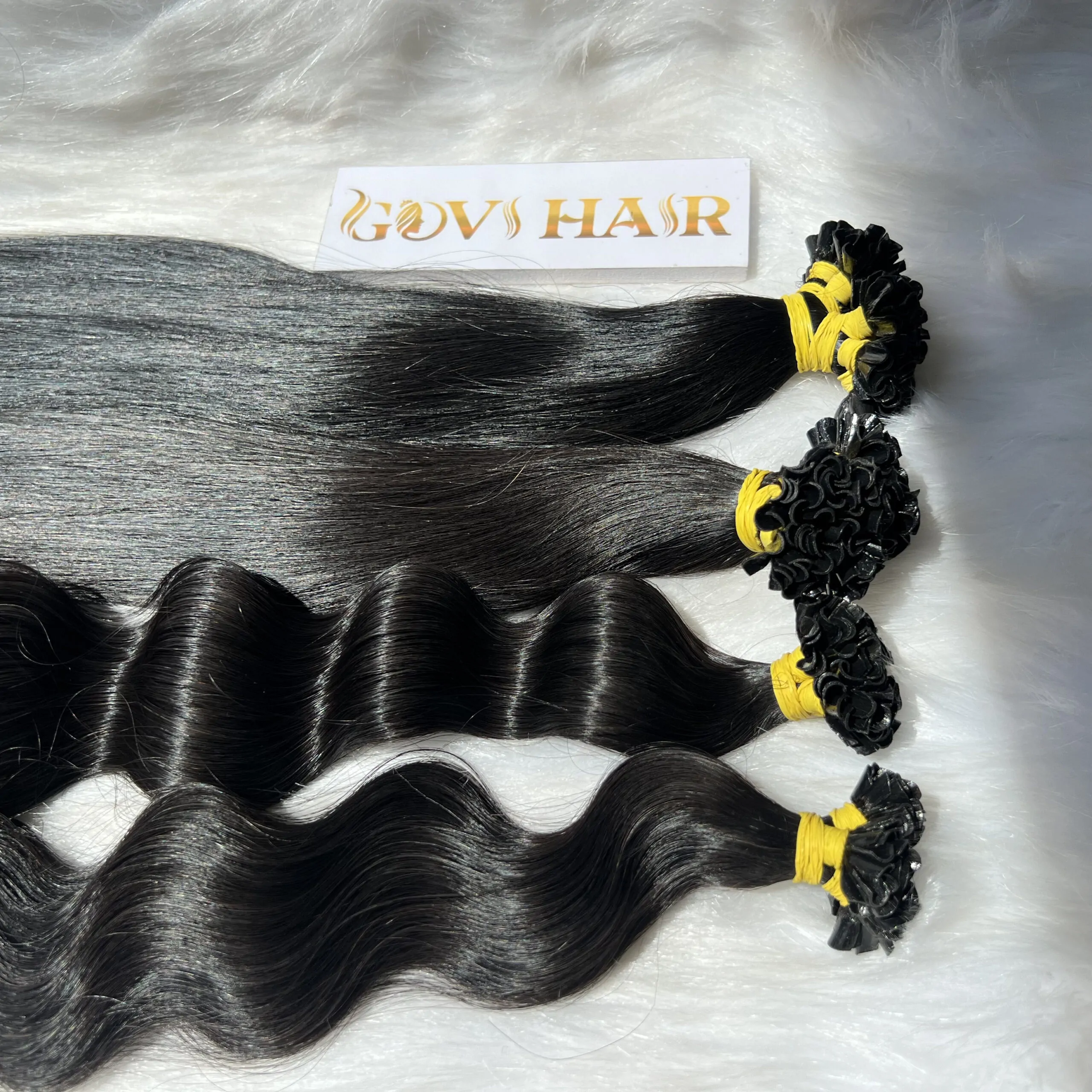 u-tip hair extensions natural color