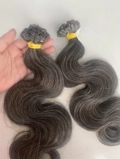 vietnamese grey hair from single donor hair