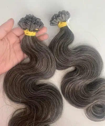 vietnamese grey hair from single donor hair
