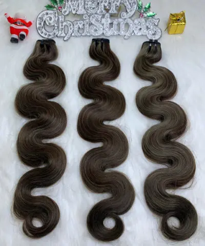Weft Hair Extension Body Wave Mix Piano Color Raw Vietnamese Hair