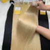 Weft Hair Extension Bone Straight #60 Raw Vietnamese Hair