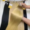 Weft Hair Extension Bone Straight #613 Raw Vietnamese Hair