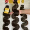 Body Wave Machine Weft Hair Extensions Mix Piano 4c&5c Color