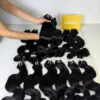 Raw Human Hair Bundles Body Wave for Hair Salon