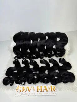 Raw Human Hair Bundles Body Wave for Hair Salon