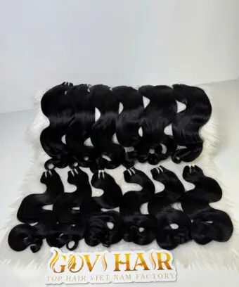 Raw Human Hair Bundles Body Wave for Hair Salon