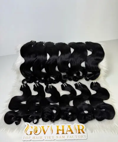 Raw Human Hair Bundles Body Wave for Hair Salon