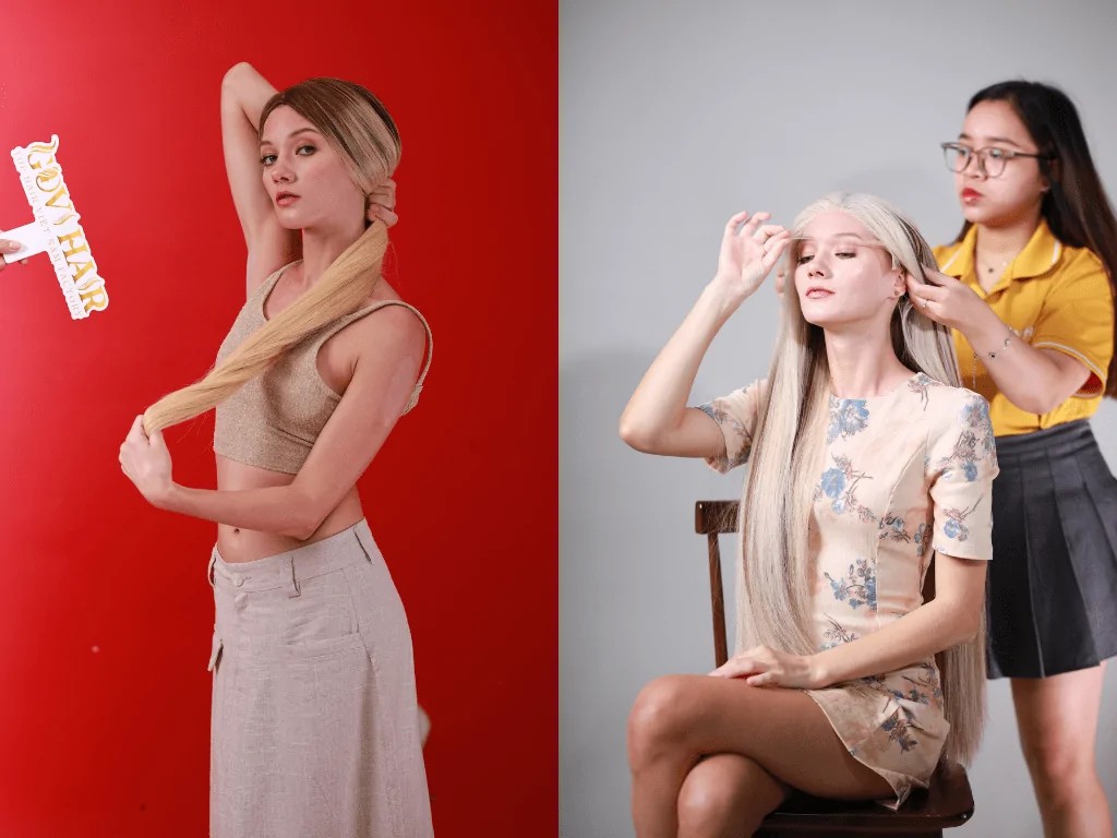 Be gentle when brushing the wig to prevent damage Be gentle when brushing the wig to prevent damage