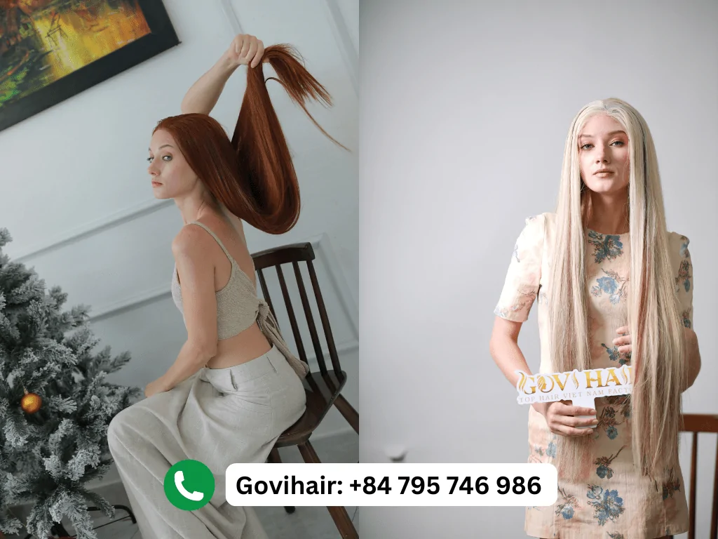 Both these types of wigs offer a very natural look Both these types of wigs offer a very natural look