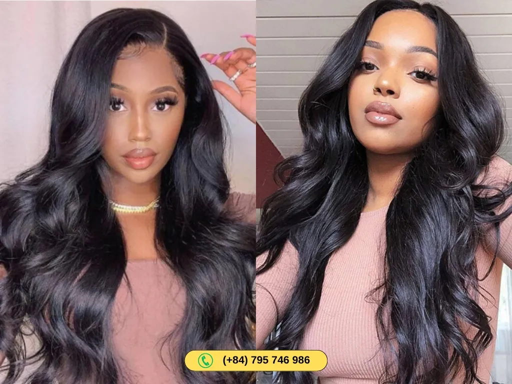 Govihair’s women human hair closure wigs HD lace 4x4