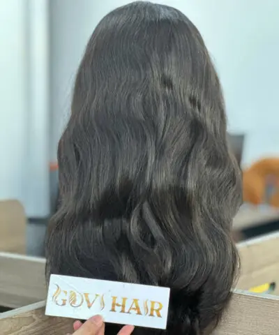 Closure Wigs HD Lace 4x4 Body Wave Natural Black Color 18 Inches Premium Quality Vietnam Hair Wigs