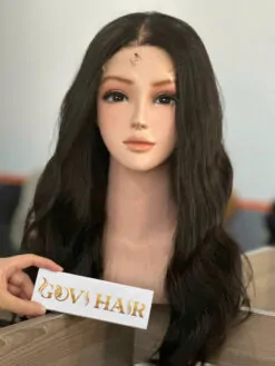 18 Inches Human Hair Closure Wigs HD Lace 4x4