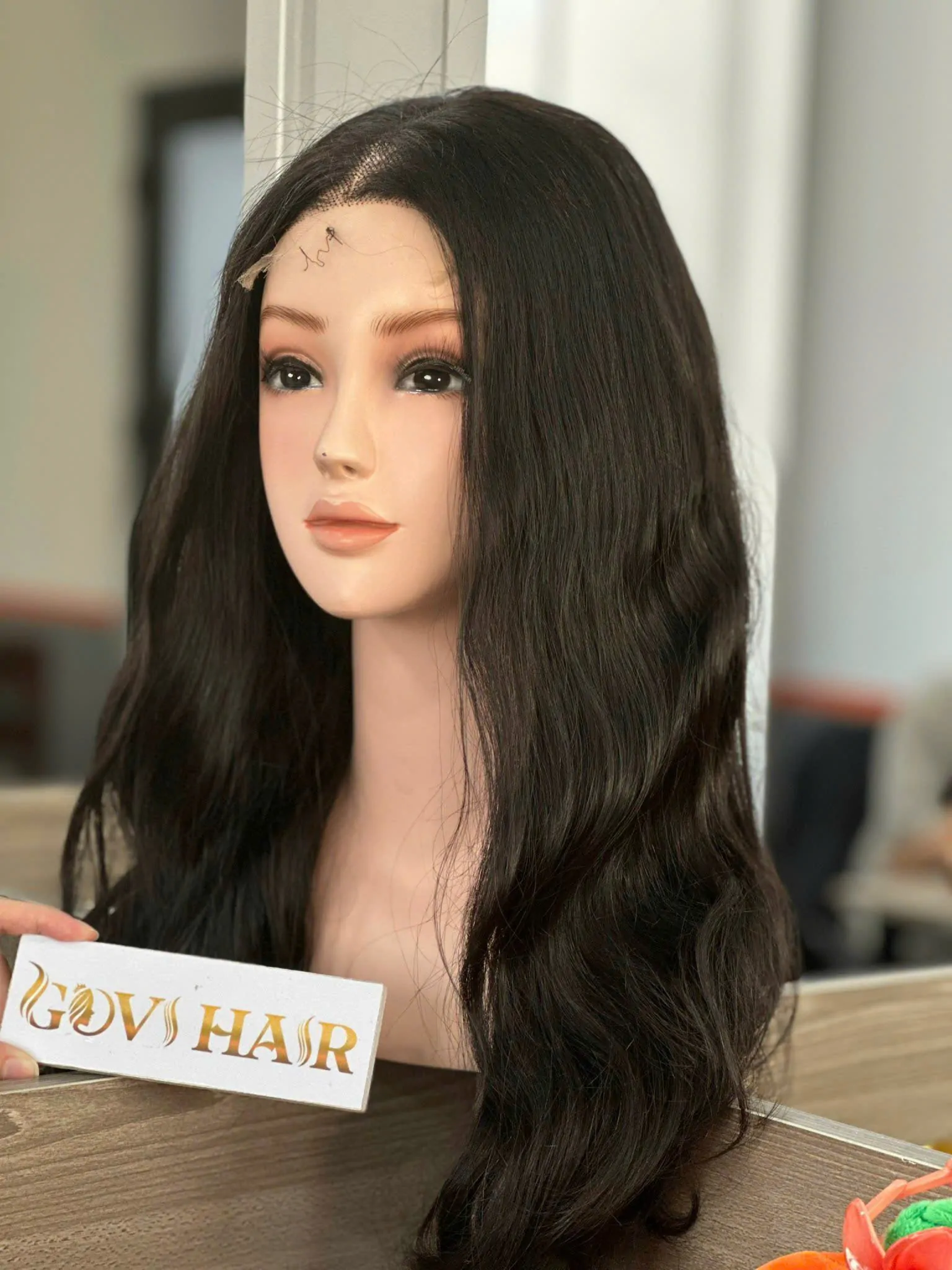 Closure Wigs HD Lace 4x4 Body Wave Natural Black Color 18 Inches Premium Vietnam Hair Wigs