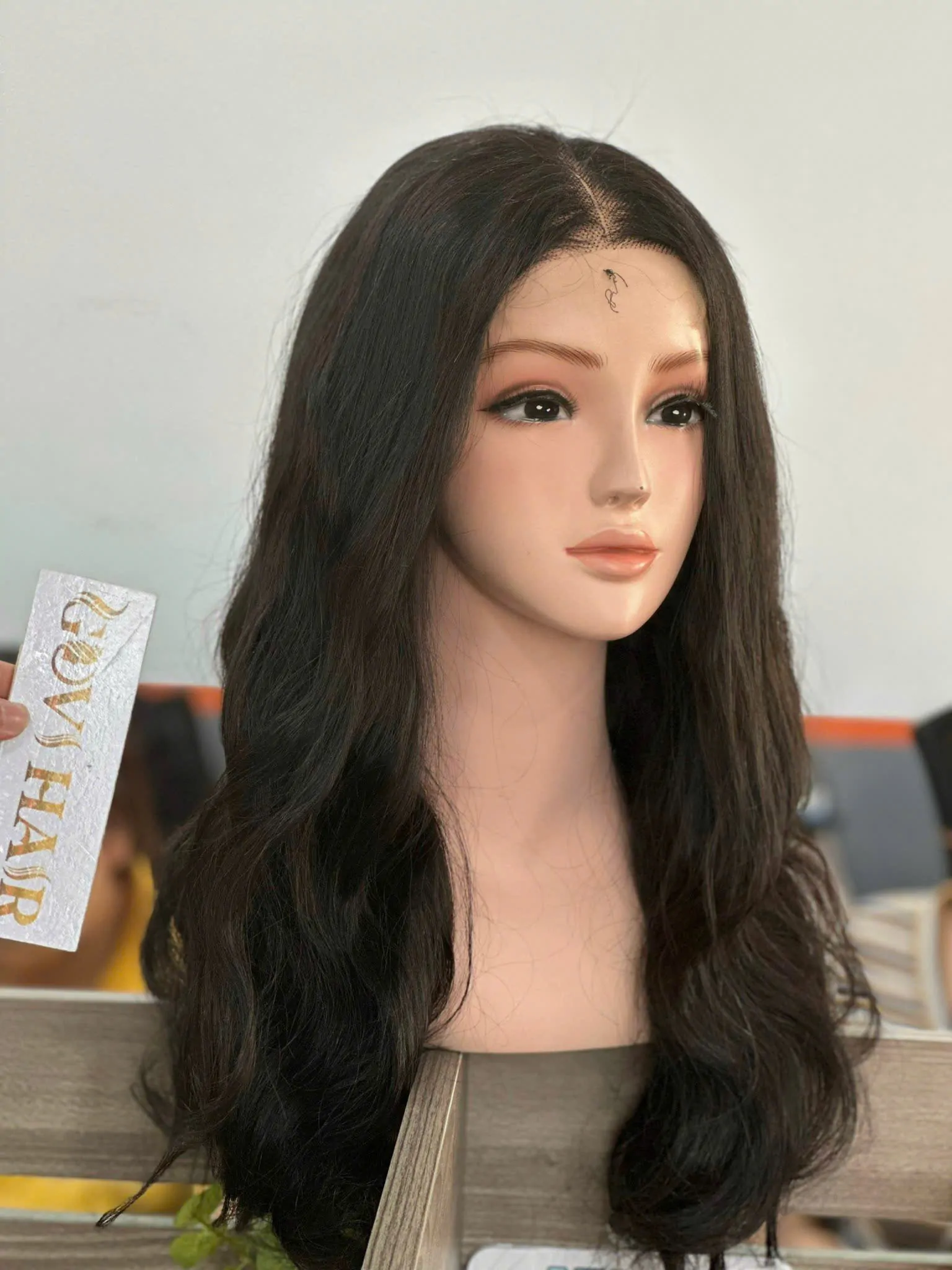 Closure Wigs HD Lace 4x4 Body Wave Natural Black Color 18 Inches Premium Vietnamese Hair Wigs