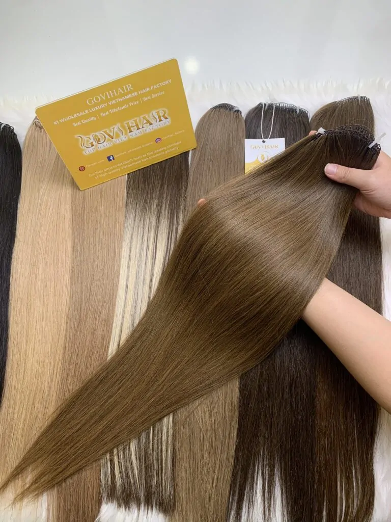 Feather Line Hair Extensions Bonestraight 8 Color 20 Inches