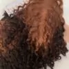HD Lace Closure 2x6 Curly Ombre Color Remy Quality Vietnamese Hair