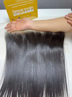 HD Lace Frontal 13x6 Bone Straight Natural Color