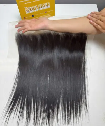 HD Lace Frontal 13x6 Bone Straight Natural Color
