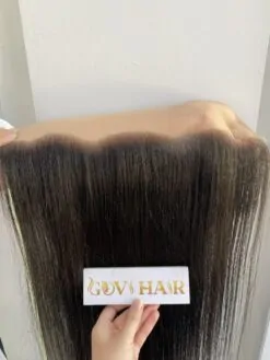 HD Lace Frontal 13x6 Bone Straight Natural Color Premium Quality Vietnamese Hair