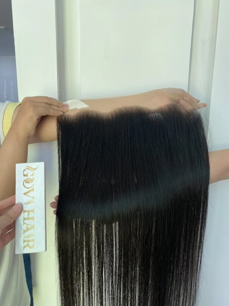 HD Lace Frontal 13x6 Bone Straight Natural Color Premium Vietnam Hair