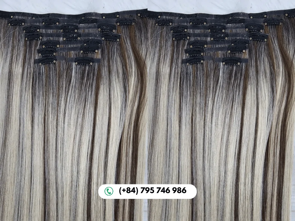 Highlight Seamless Clip In Hair Extensions