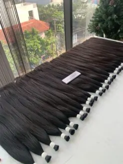 Human Hair Bundles Bulk Hair Natural Color 100% Raw Vietnam Hair