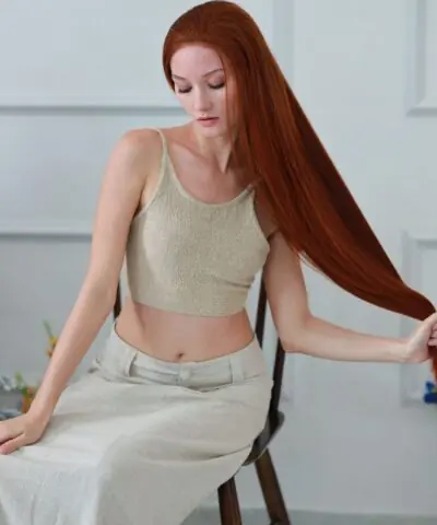Human Hair Closure wig 4x4 HD Lace Bone straight Light Brown color