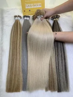 I Tip Hair Extensions Blonde Color High Quality Vietnam Hair