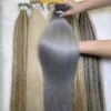 I Tip Hair Extensions Grey Color High Quality Vietnamese Hair Wholesale Price